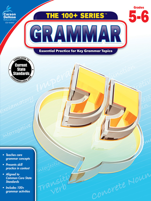 Title details for Grammar, Grades 5--6 by Carson Dellosa Education - Available
